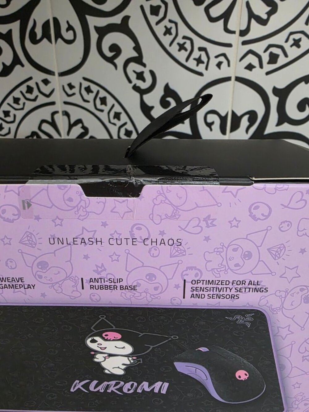 New Razer DeathAdder Essential Goliathus Soft Gaming Mouse Mat Bundle Kuromi - Picture 6 of 7